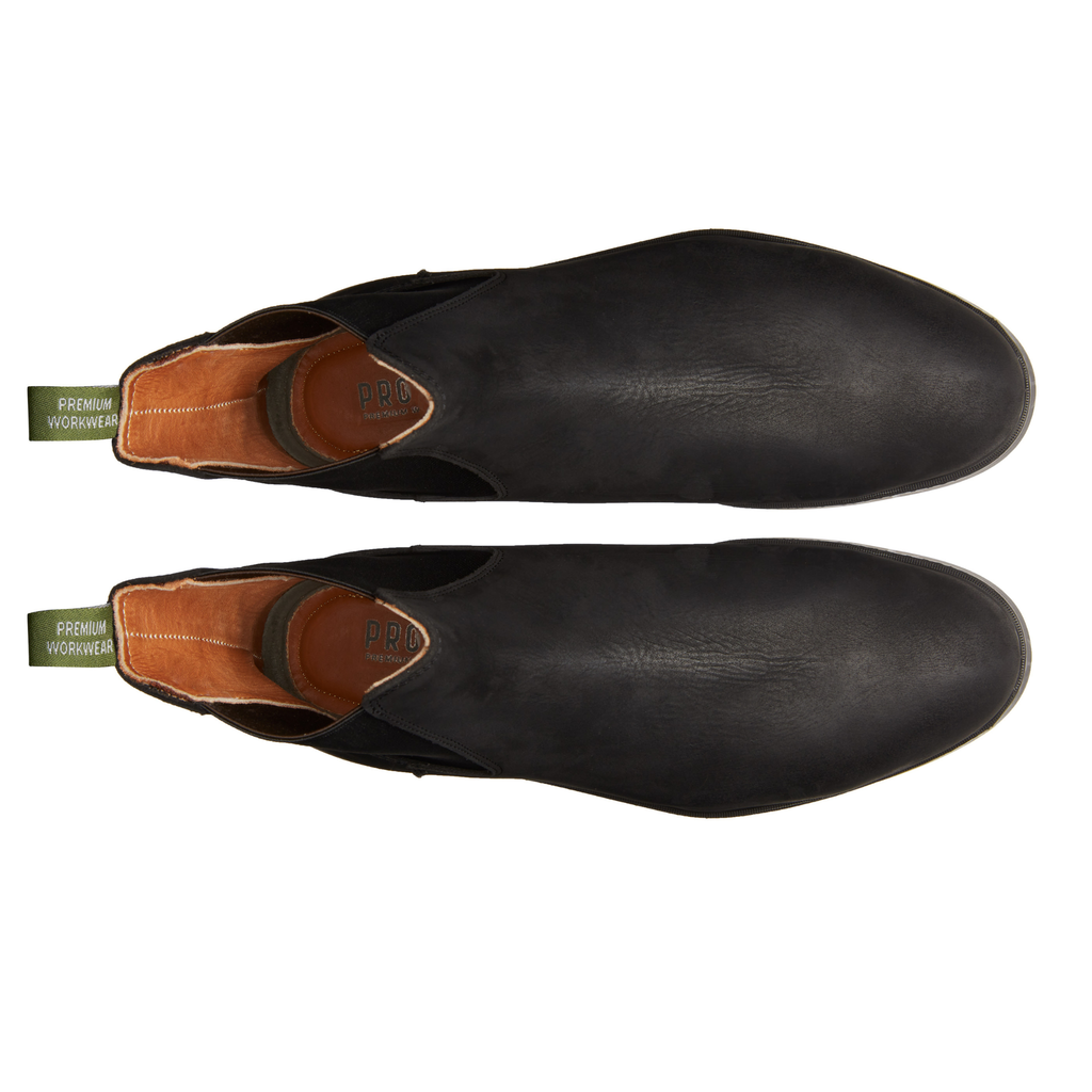 Proxon Tulsa Steel Toe Chelsea Work Boot – Black Matte