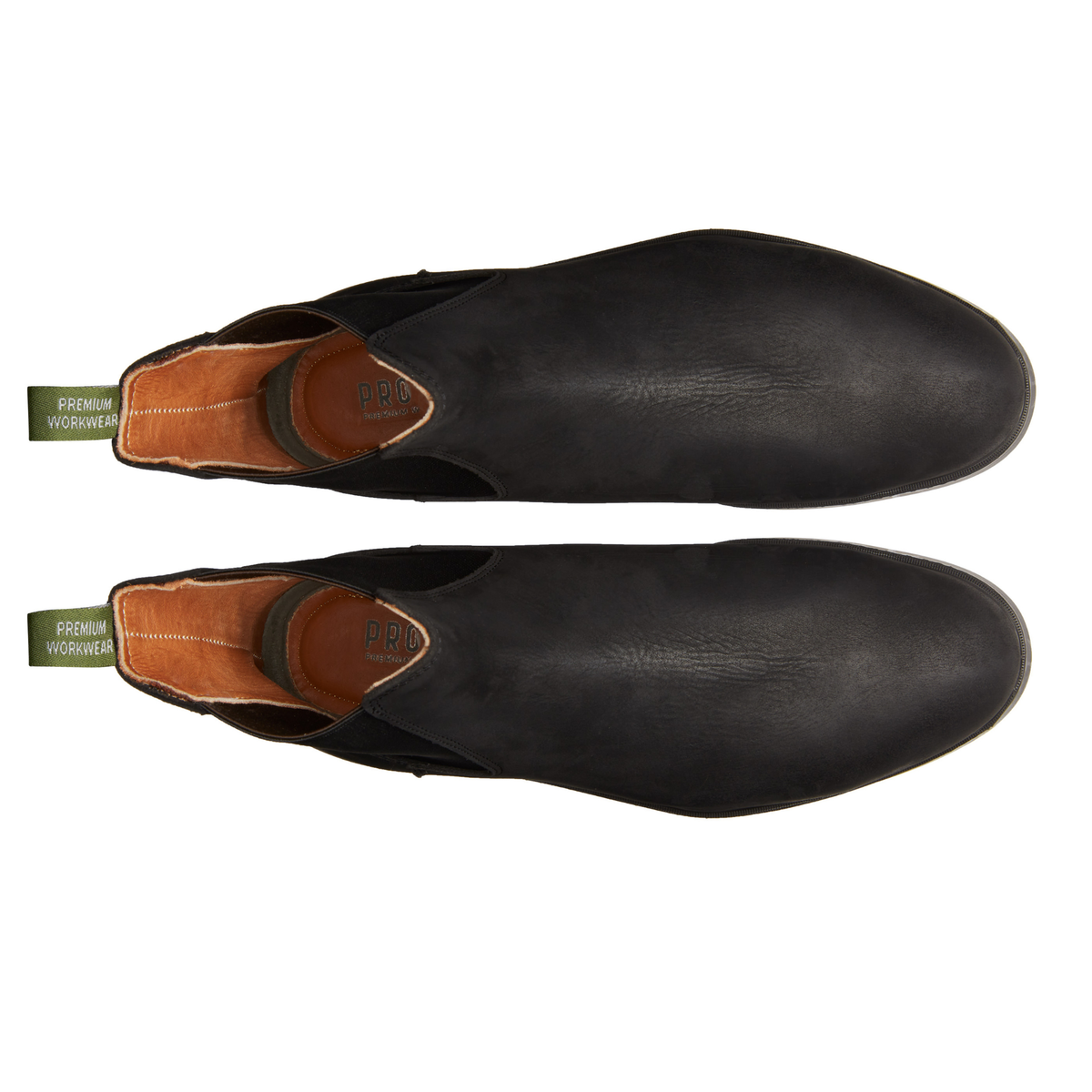 Proxon Tulsa Steel Toe Chelsea Work Boot – Black Matte