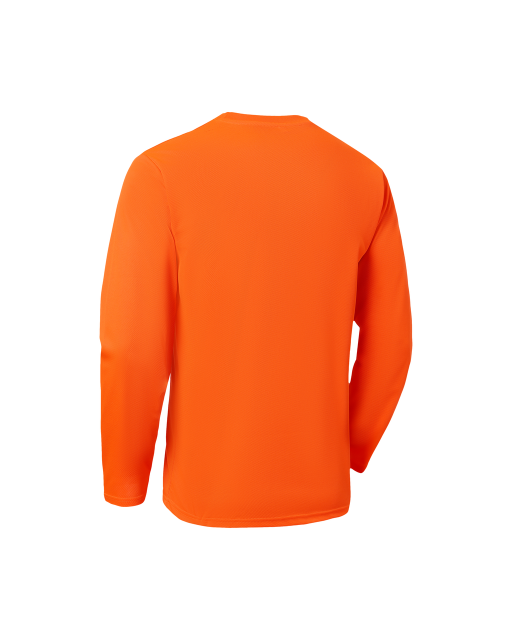 Kiwi Orange Long Sleeve Hi-Vis Work Shirt