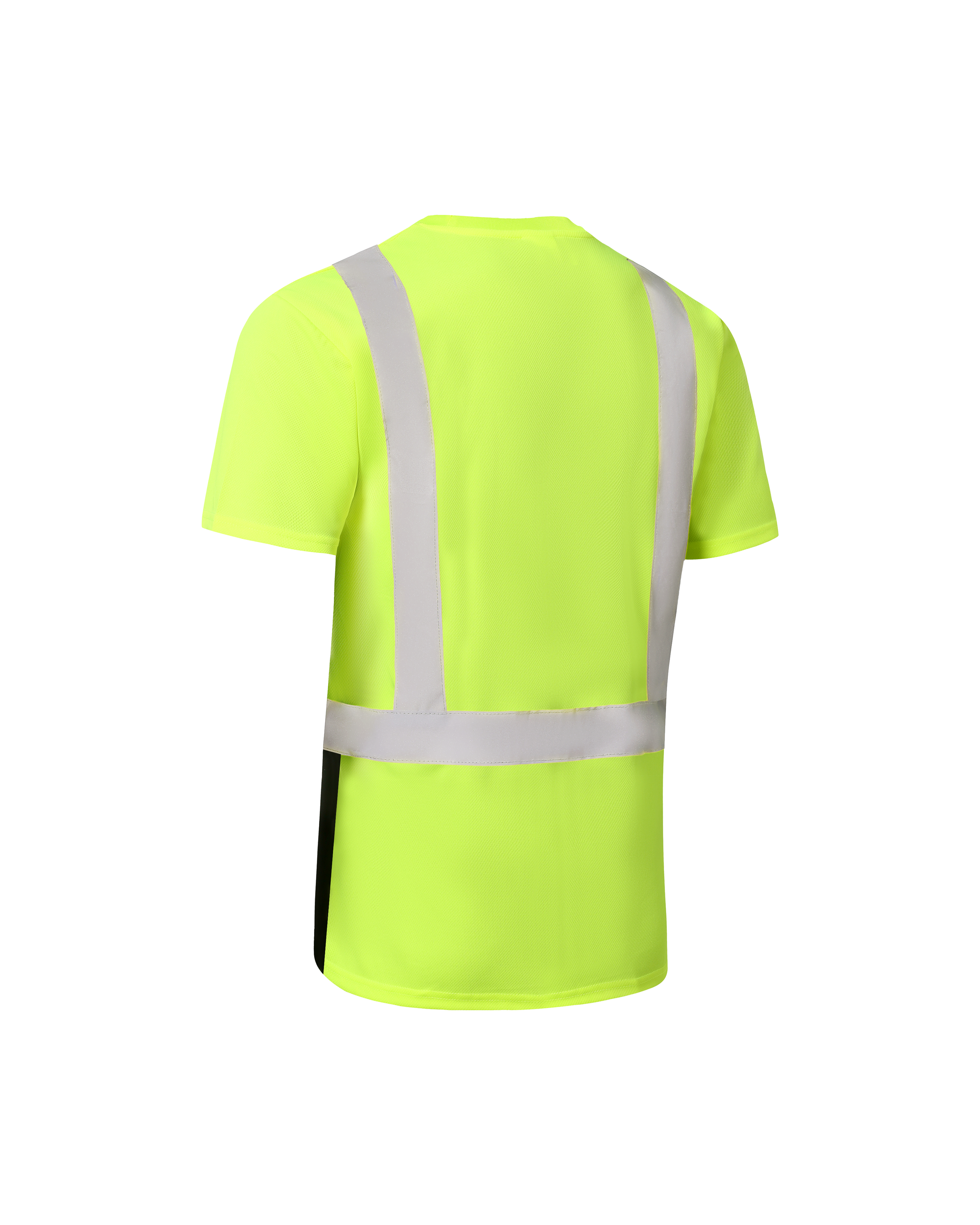 Kiwi Class 2 Two-Tone Short Sleeve Hi-Vis Safety Shirt – Neon