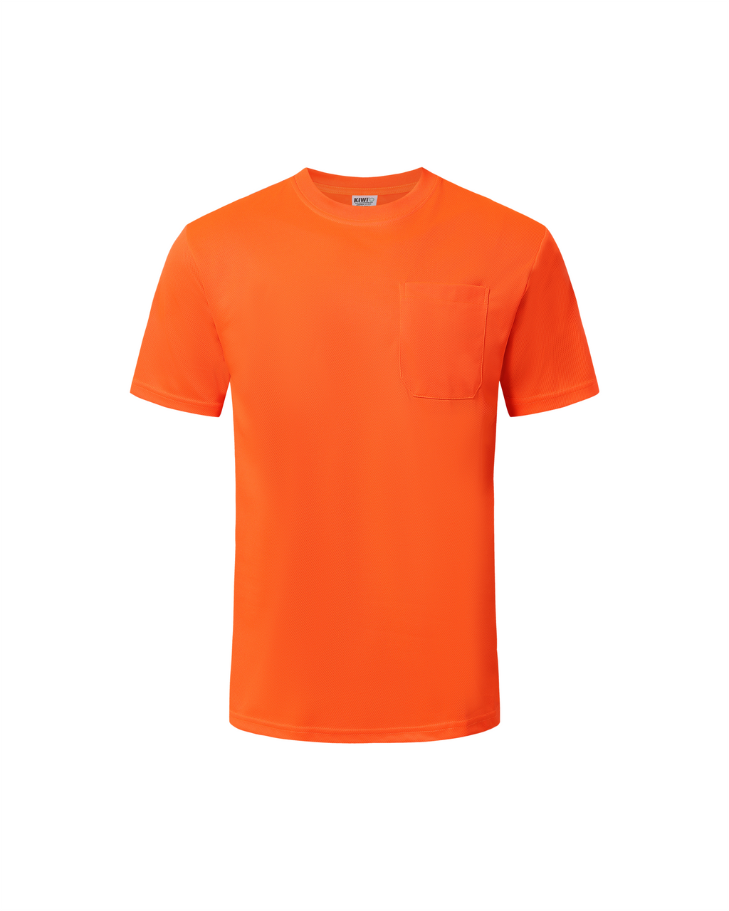 Kiwi Orange Short Sleeve Hi-Vis Work Shirt