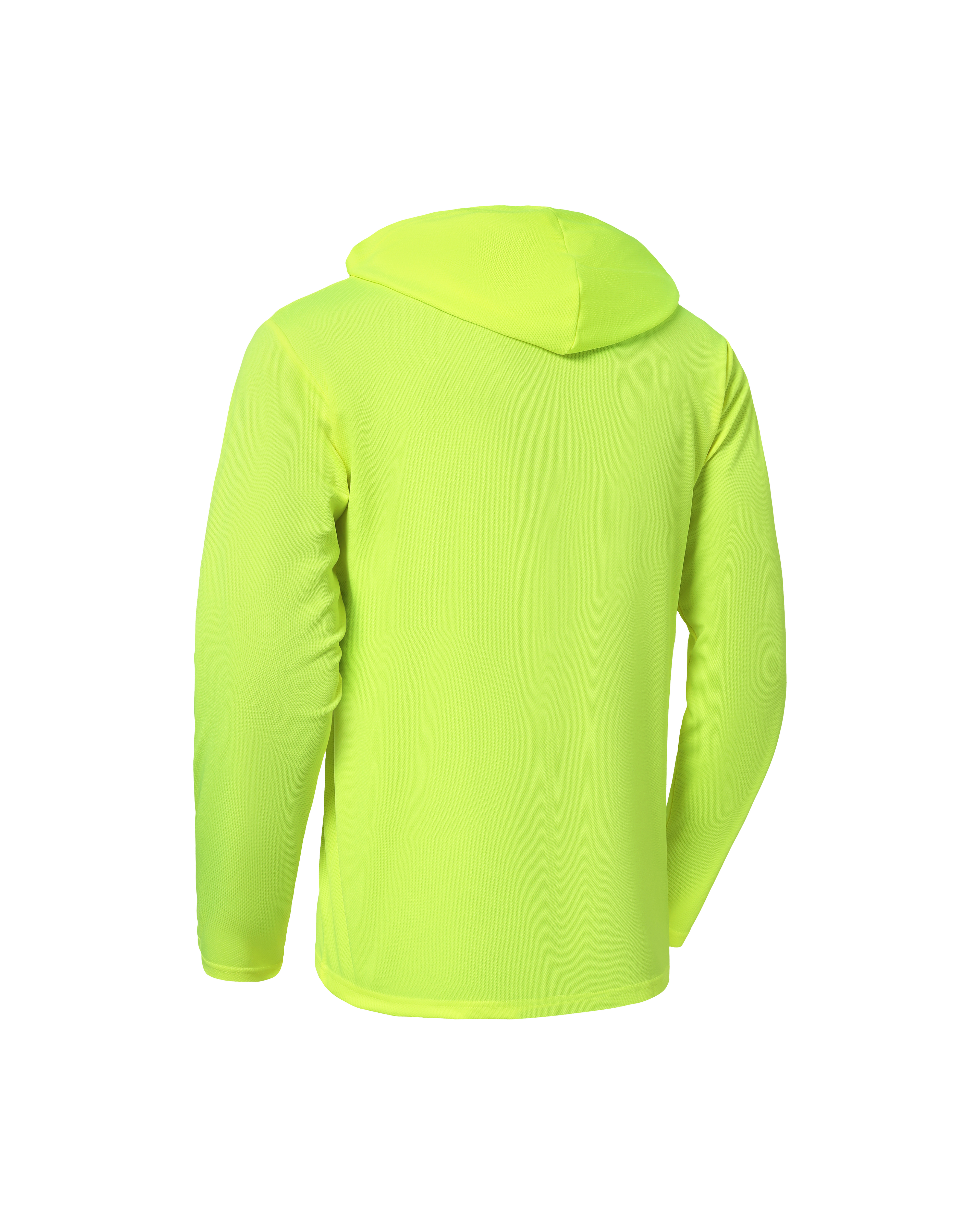 Kiwi Neon Long Sleeve Hi-Vis Safety Hoodie