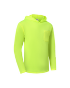 Kiwi Neon Long Sleeve Hi-Vis Safety Hoodie