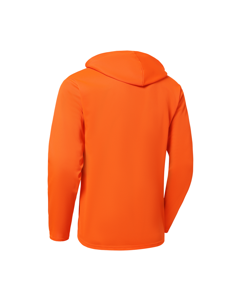 Kiwi Orange Long Sleeve Hi-Vis Safety Hoodie