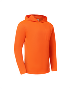 Kiwi Orange Long Sleeve Hi-Vis Safety Hoodie