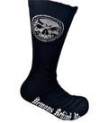 Demons Behind Me Athletic Socks – Black, 1 Pair