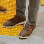 Proxon Master Steel Toe Derby Work Shoe – Moka