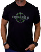 Demons Behind Me Hand Cannon Cotton-Blend T-Shirt