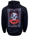Demons Behind Me Gambler 3D Puff Pullover Hoodie