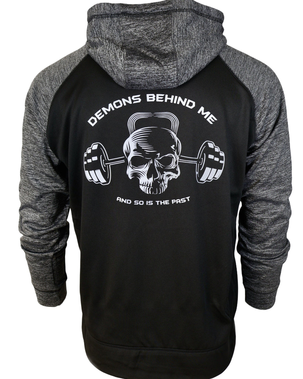 Demons Behind Me Performance Tech Fleece Zip-Up Hoodie