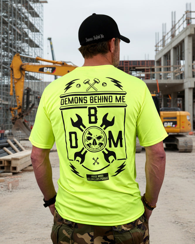 Demons Behind Me Hard Work / Relentless Pursuit UPF 50 Performance T-Shirt