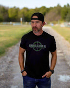 Demons Behind Me Hand Cannon Cotton-Blend T-Shirt