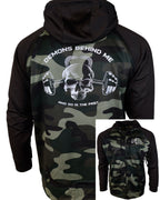 Demons Behind Me Performance Tech Fleece Zip-Up Hoodie