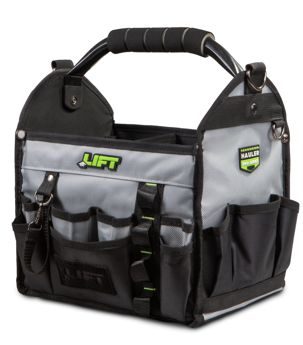 LIFT Safety HAULER Open Top Tool Bag – 17 Pockets
