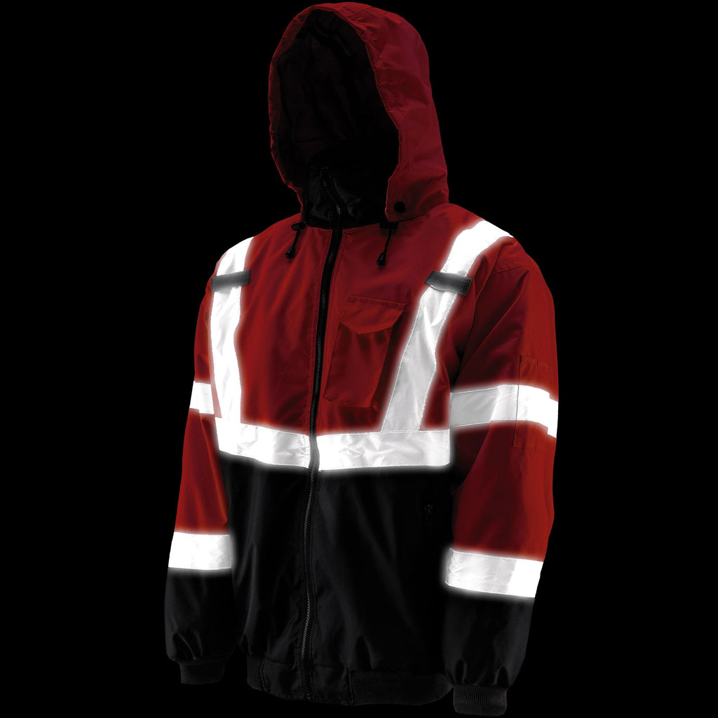 LIFT Safety Class 3 Waterproof Hi-Vis Bomber Jacket – Orange