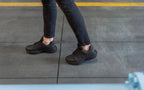 Xena Astra women’s work sneakers in Black Silver EH
