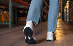 Xena Astra women’s work sneakers in White Gold SD