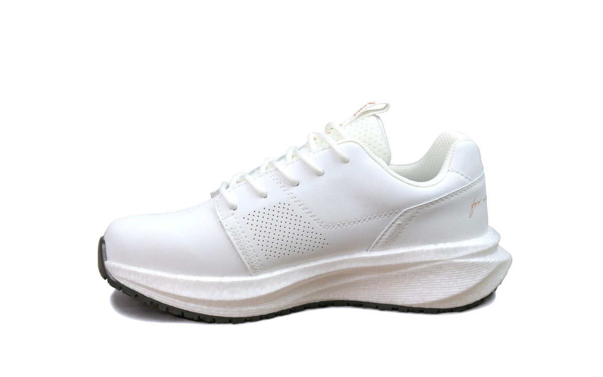 Xena Astra women’s work sneakers in White Gold SD