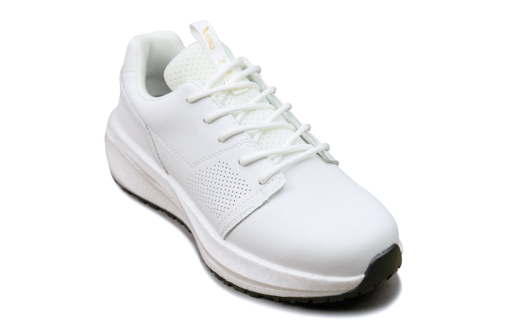 Xena Astra women’s work sneakers in White Gold SD