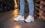Xena Astra women’s work sneakers in White Gold SD