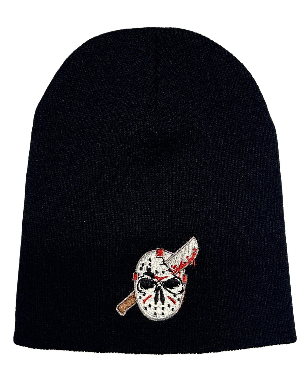 Demons Behind Me Friday the 13th Embroidered Beanie