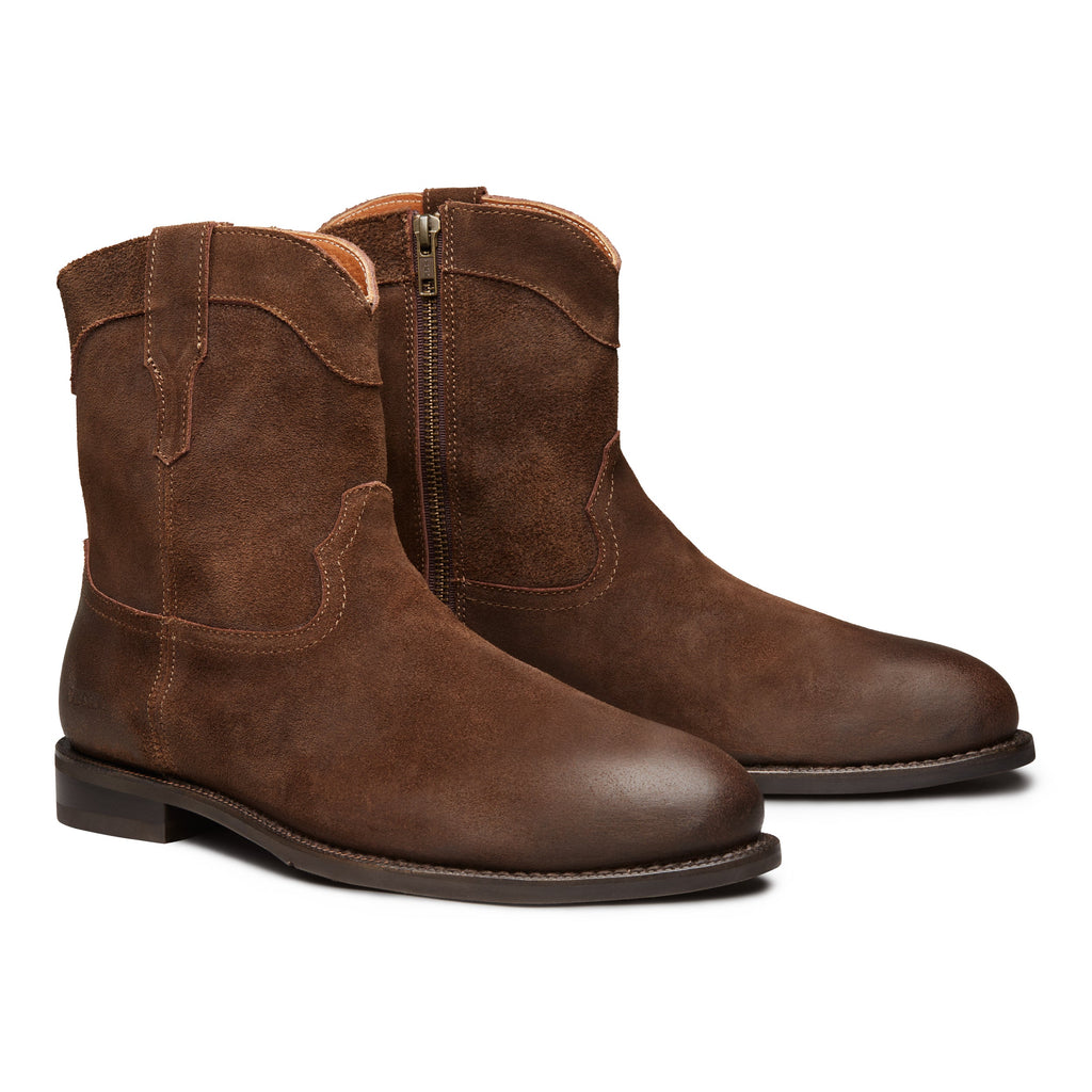 Proxon Fulton Steel Toe Western Work Boot – Moka
