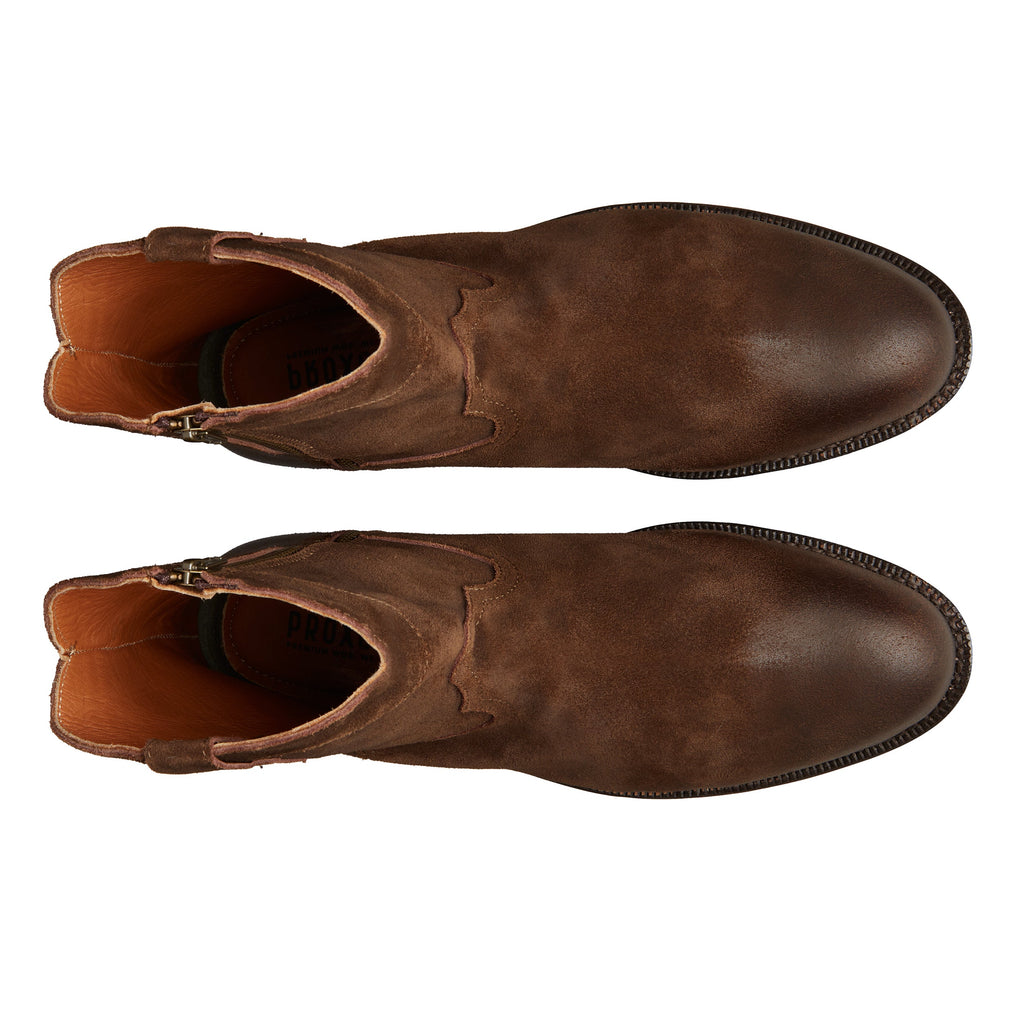 Proxon Fulton Steel Toe Western Work Boot – Moka