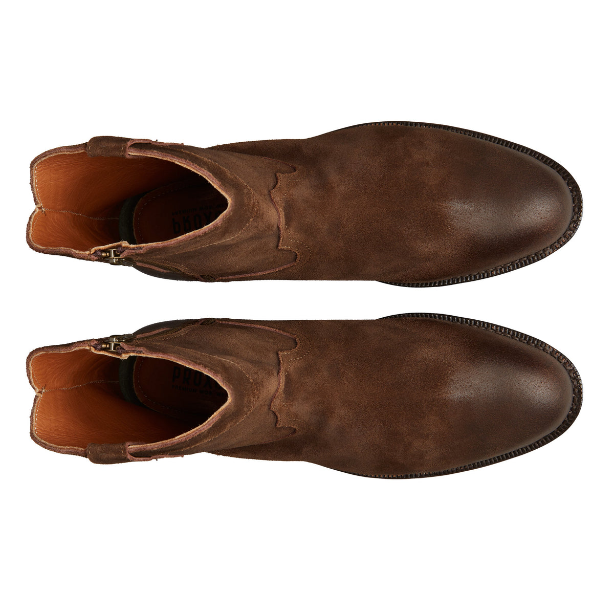 Proxon Fulton Steel Toe Western Work Boot – Moka