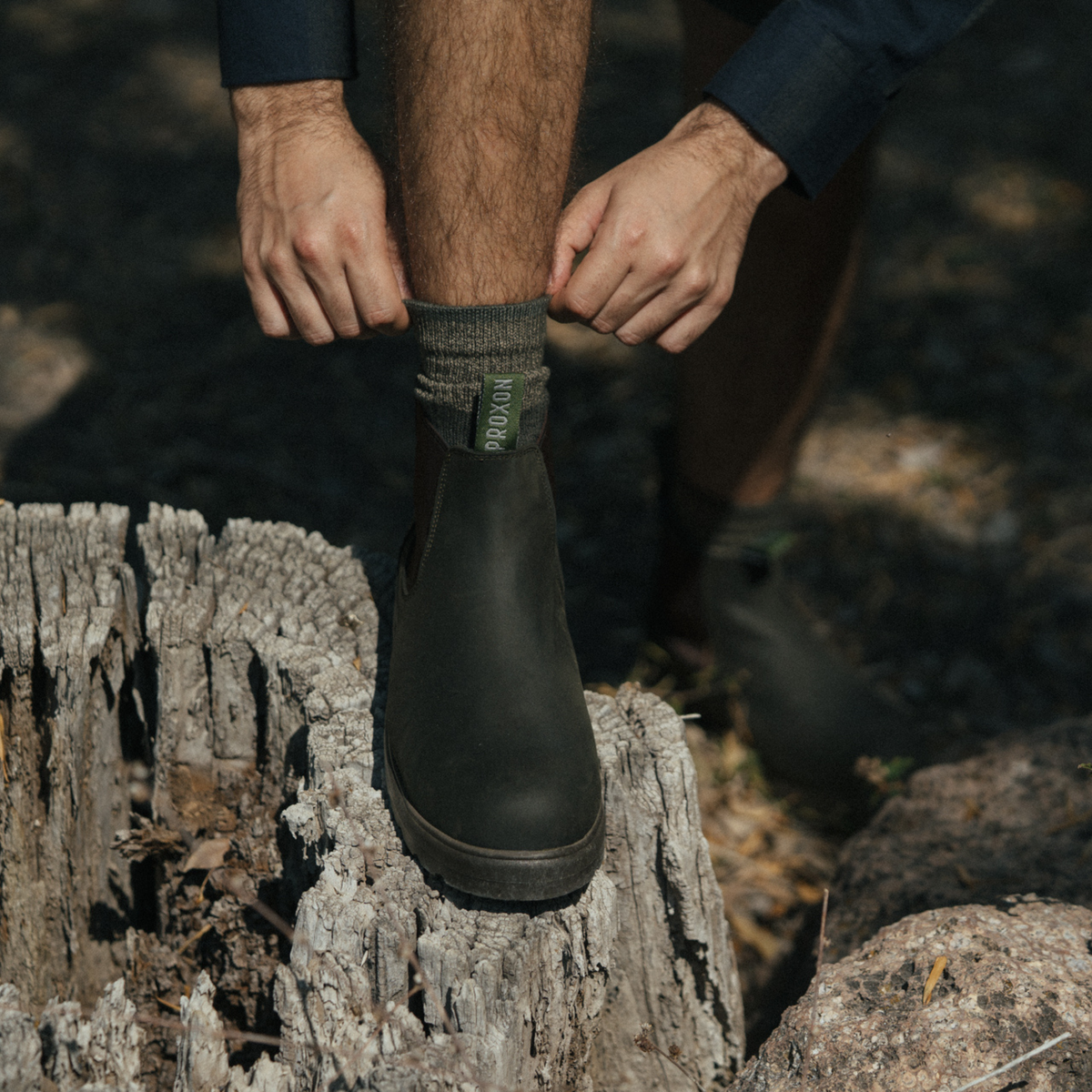 Proxon Rainier Soft Toe Chelsea Work Boot – Black