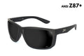 Detour Breach Jet Black Polarized ANSI Z87+ Safety Sunglasses