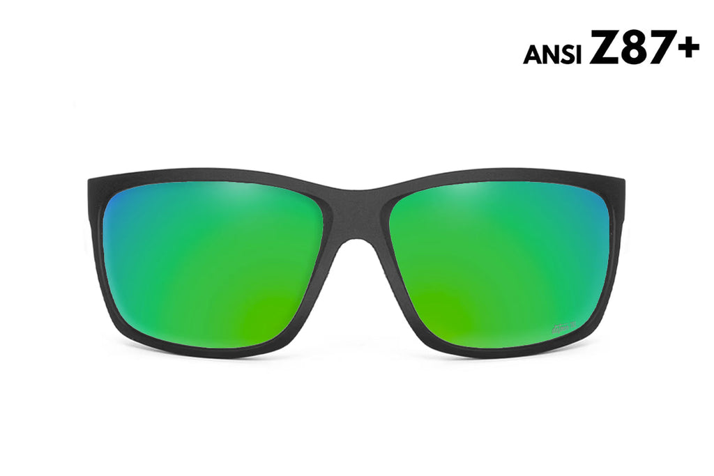 Detour Breach Green Machine Polarized ANSI Z87+ Safety Sunglasses