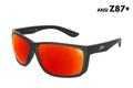 Detour Breach Red Sunset Polarized ANSI Z87+ Safety Sunglasses