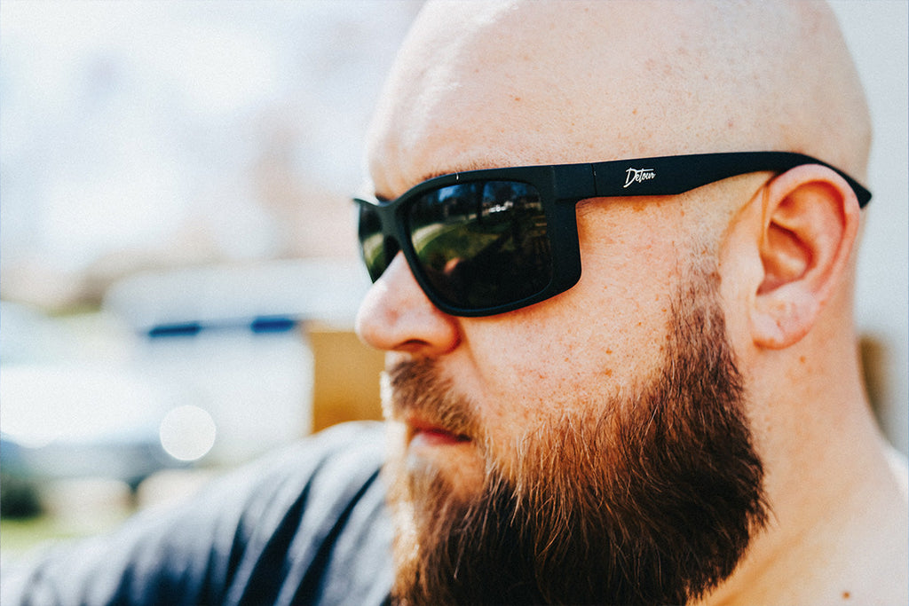 Detour Breach XL Jet Black Polarized ANSI Z87+ Safety Sunglasses