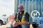 Detour Breach XL Deep Blue Polarized ANSI Z87+ Safety Sunglasses