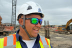 Detour Breach XL Green Machine Polarized ANSI Z87+ Safety Sunglasses