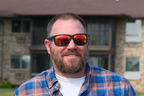 Detour Breach XL Red Sunset Polarized ANSI Z87+ Safety Sunglasses