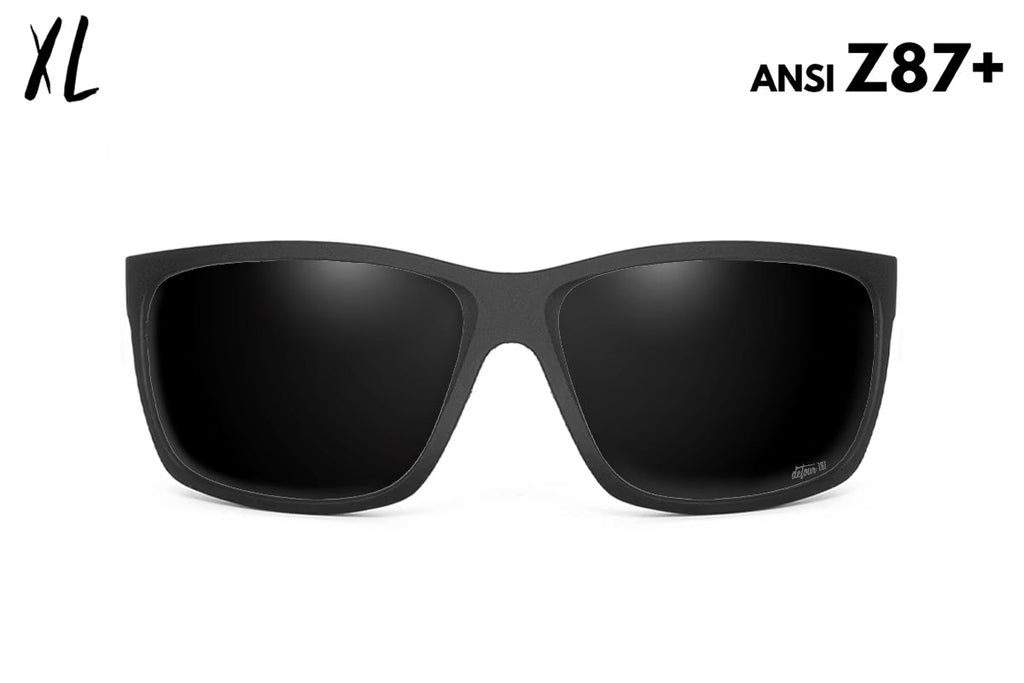 Detour Breach XL Jet Black Polarized ANSI Z87+ Safety Sunglasses