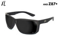 Detour Breach XL Jet Black Polarized ANSI Z87+ Safety Sunglasses