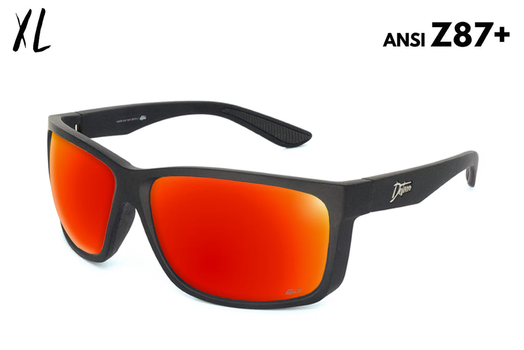 Detour Breach XL Red Sunset Polarized ANSI Z87+ Safety Sunglasses