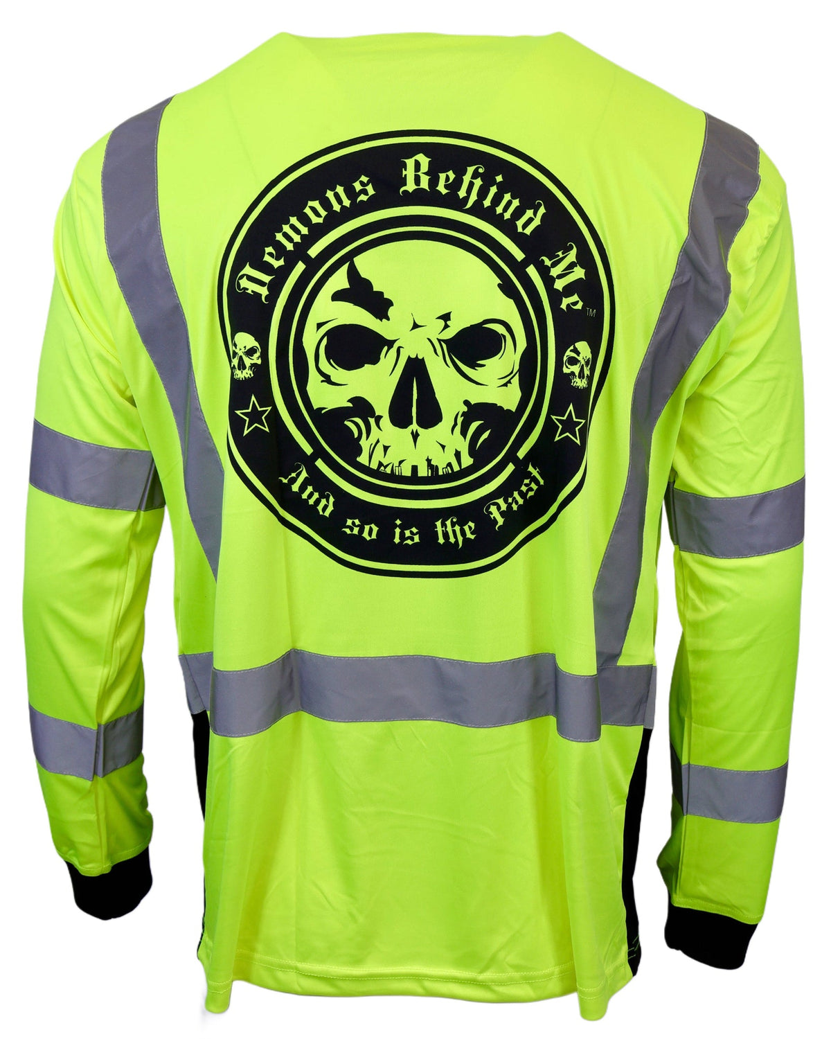 Demons Behind Me Class 3 Hi-Vis Long Sleeve Performance T-Shirt