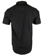 Demons Behind Me Performance Tech Hybrid Stretch Shirt – Black