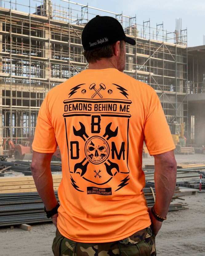 Demons Behind Me Hard Work / Relentless Pursuit UPF 50 Performance T-Shirt