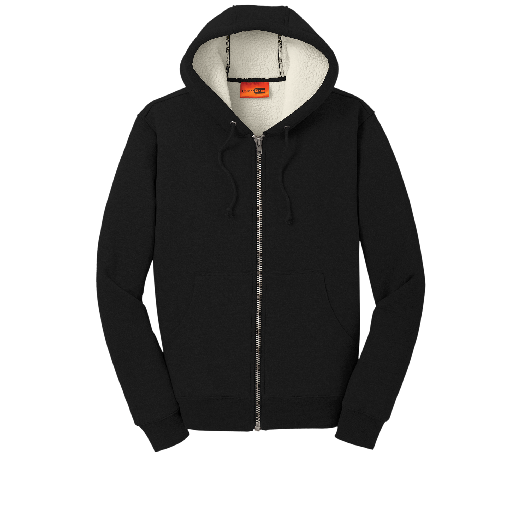 CornerStone® CS625 Heavyweight Sherpa-Lined Hooded Fleece Jacket