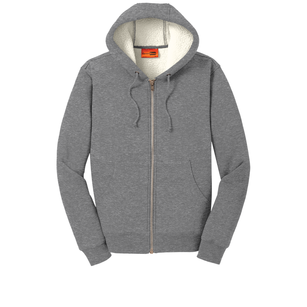 CornerStone® CS625 Heavyweight Sherpa-Lined Hooded Fleece Jacket