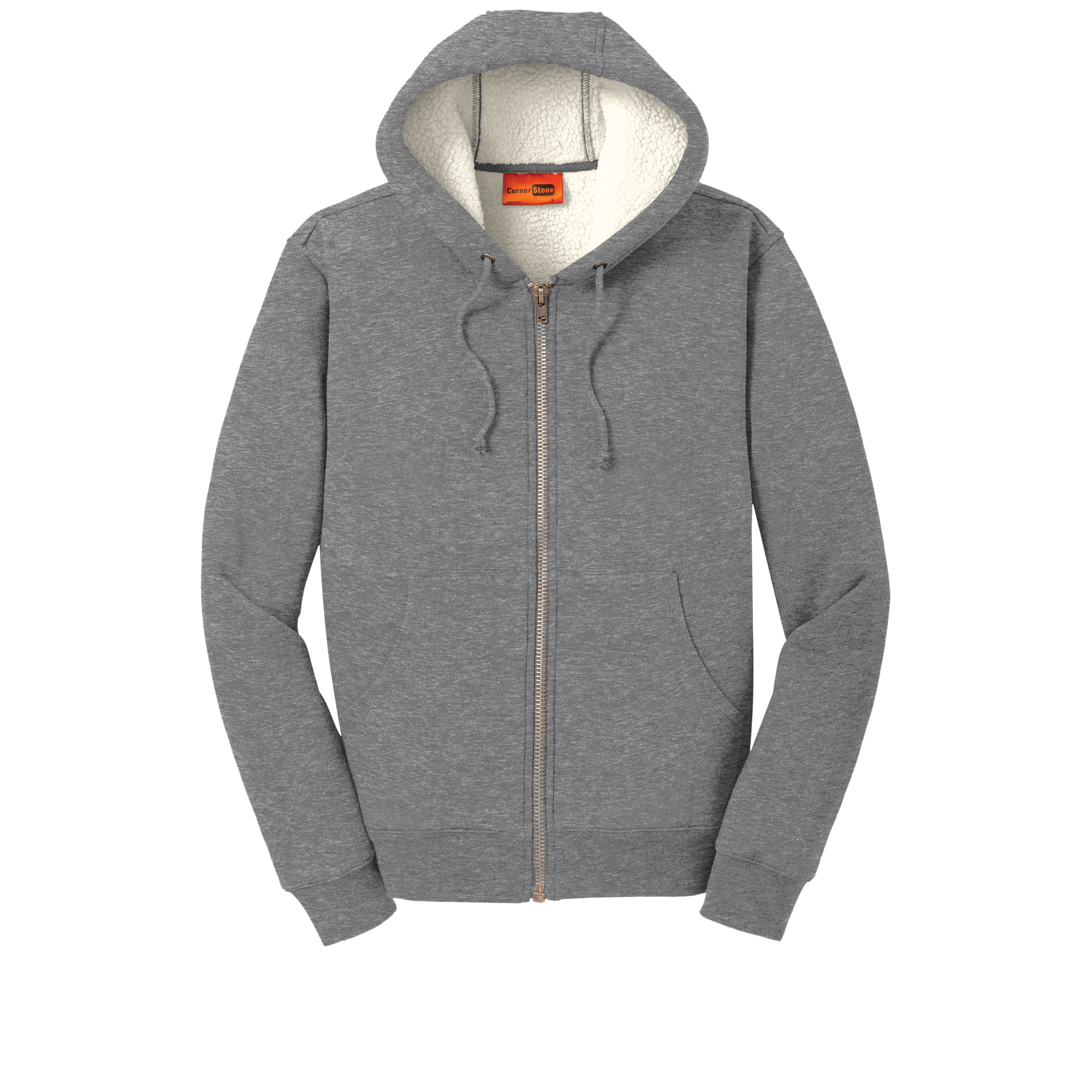 CornerStone® CS625 Heavyweight Sherpa-Lined Hooded Fleece Jacket