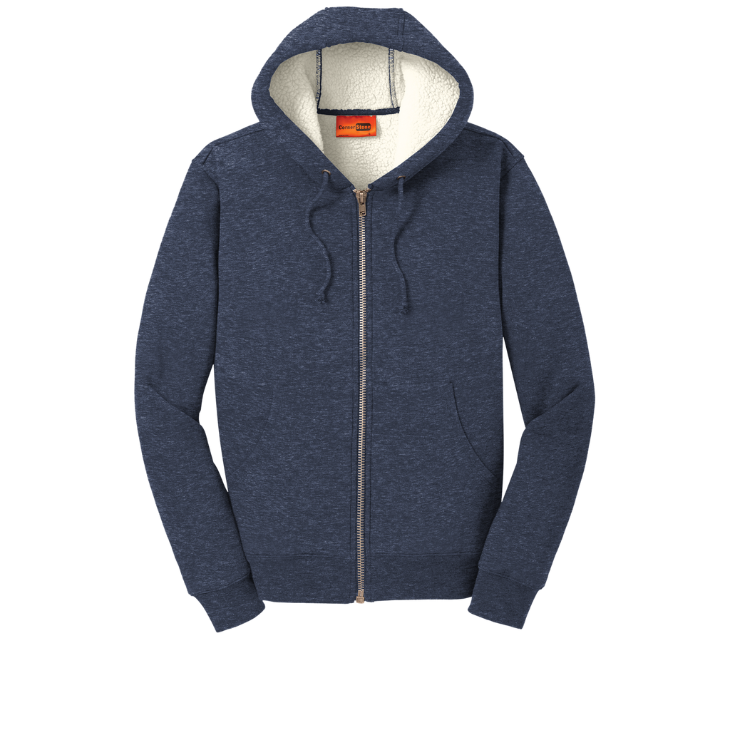 CornerStone® CS625 Heavyweight Sherpa-Lined Hooded Fleece Jacket
