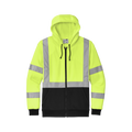 CornerStone® CSF300 ANSI 107 Class 3 Heavy-Duty Fleece Full-Zip Hoodie