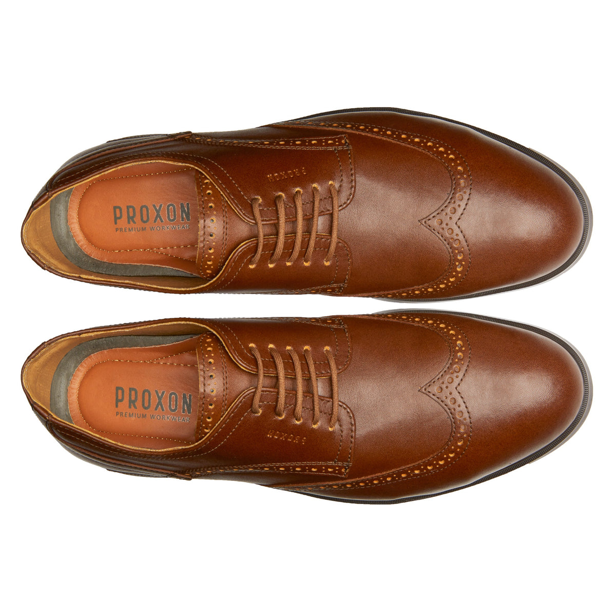 Proxon Captain Steel Toe Oxford Work Shoe – Amber