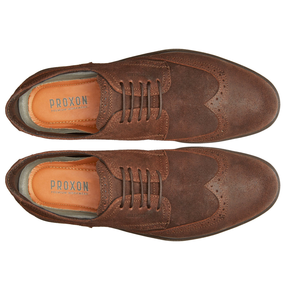 Proxon Captain Steel Toe Oxford Work Shoe – Moka