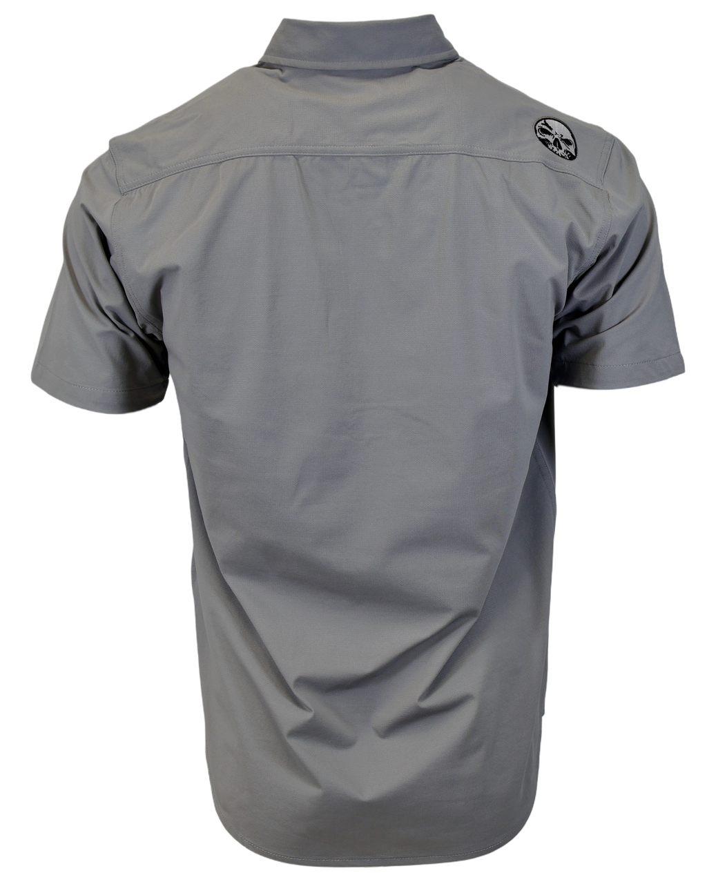 Demons Behind Me Micro-Perforated 4-Way Stretch Button-Up Shirt